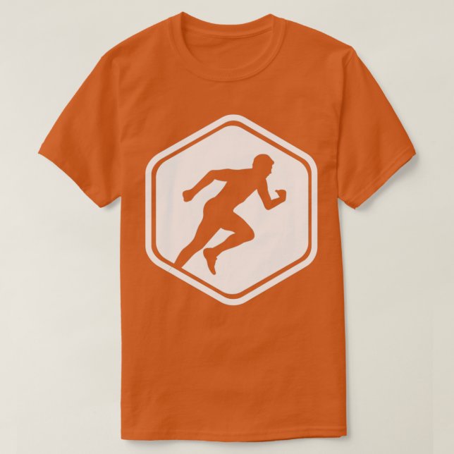 T-shirt Jour de plaisir de sport de course (Design devant)