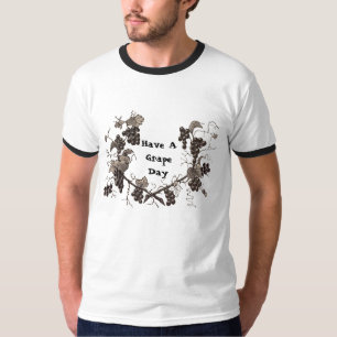 T-shirt Jour de raisin tourte alimentaire Vins de raisin V