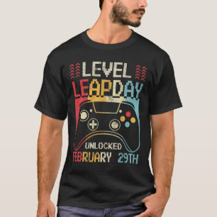 T-shirt Jour de saut de niveau Déverrouillé jeu de contrôl