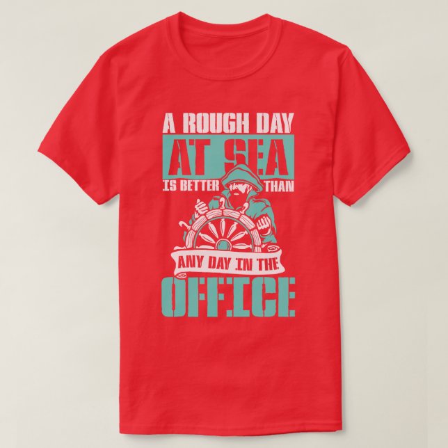 T-shirt Jour de sécheresse en mer (Design devant)