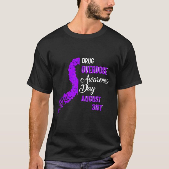 T-shirt Jour de sensibilisation à la surdose de drogue 31  (Devant)