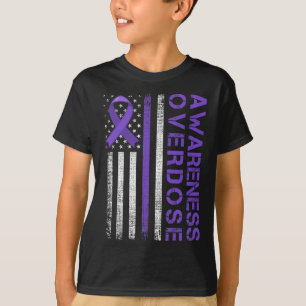 T-shirt Jour de sensibilisation aux surdoses États-Unis Dr