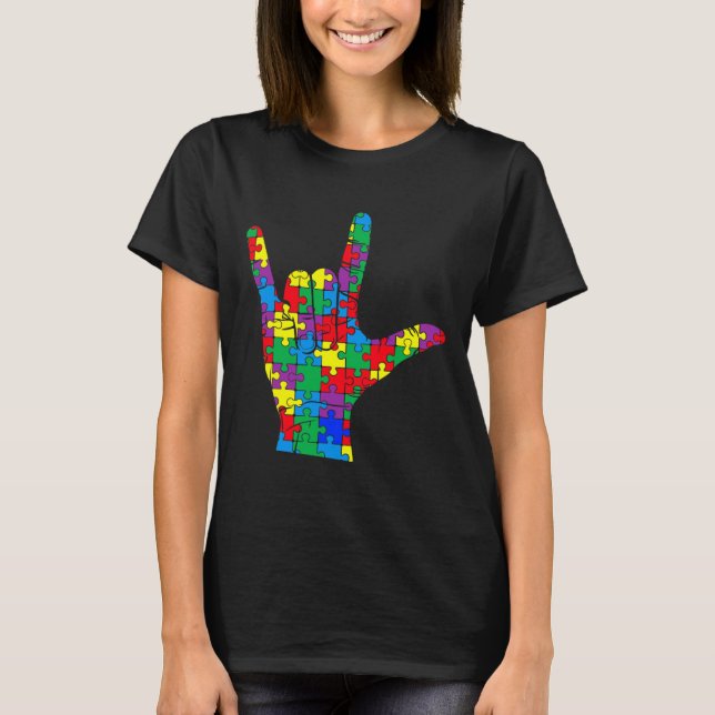 T-shirt Jour de sensibilisation sur l'autisme enfant autis (Devant)