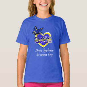 T-shirt JOUR DE SENSIBILISATION SYNDROME DU BAS 21 mars Ch