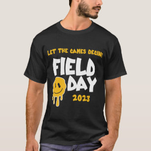 T-shirt Jour de terrain 2023 Que les jeux commencent Enfan