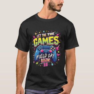 T-shirt Jour de terrain 2025 Conception de joueur Que les