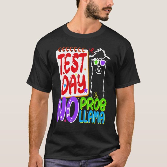 T-shirt Jour de test Aucun problème Jour de test pour les  (Devant)