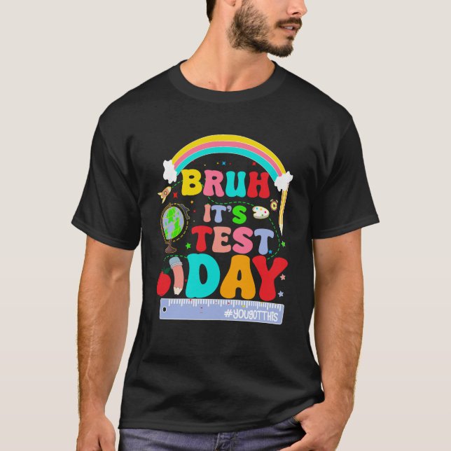 T-shirt jour de test bruh (Devant)