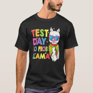 T-shirt Jour de test drôle Pas de prob Lama Lama mignon Pr