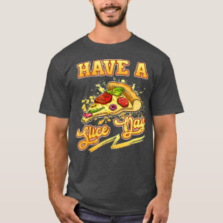 T-shirt Jour de tranche Fromage Pizza Party Hawaiian Itali