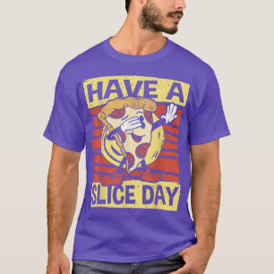 T-shirt Jour De Tranches, Pizza, Nourriture Italienne, Sli