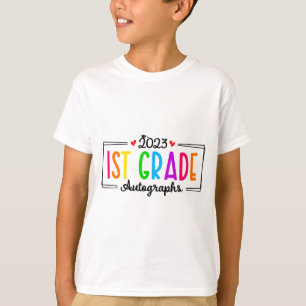 T-shirt Jour d'école 2023 Autographe Remise des diplômes d