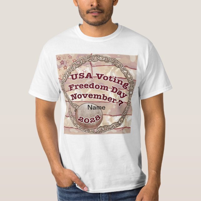 T-shirt Jour d'élection (Devant)