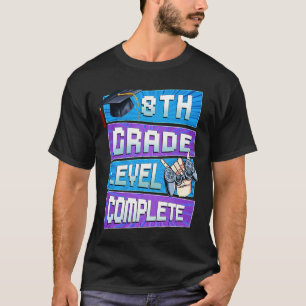 T-shirt Jour dernier de 8e année Niveau Terminé Bo