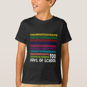 T-shirt Jour des 100 nombres de mathématiques à l'école po