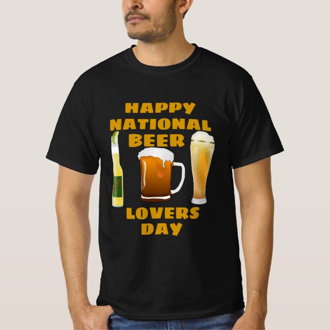 T-shirt Jour des amateurs de bière (Devant)