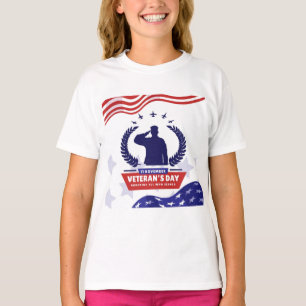 T-shirt Jour des anciens combattants - Honorer tous ceux q