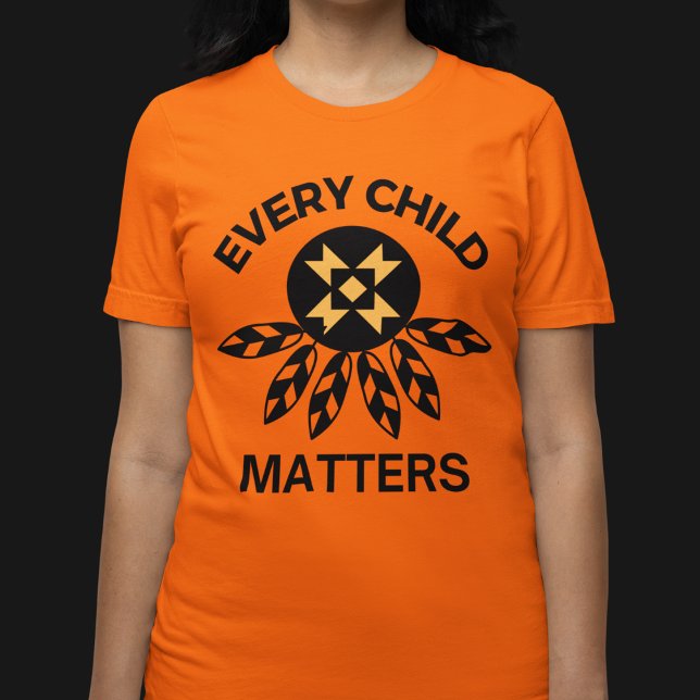T-shirt Jour des Chemises Orange, Chaque Enfant compte (Every Child Matters-National Day for Truth and Reconciliation Shirt )