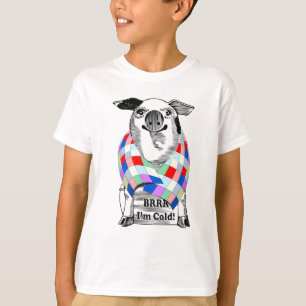 T-shirt Jour des cochons dans une couverture