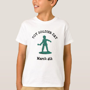 T-shirt Jour des fêtes du soldat Jouet 4 mars Chemise du g