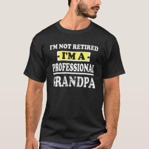 T-shirt Jour des grands-parents Je ne suis pas à la retrai
