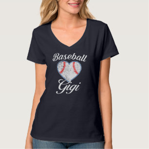 T-shirt Jour Des Mères De Baseball Gigi Pour Gigi Mom Gr