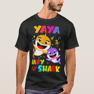 T-shirt Jour des mères de la famille des requins Yaya Shar
