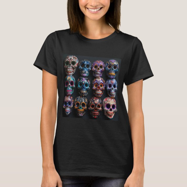 T-shirt Jour des morts  (Devant)