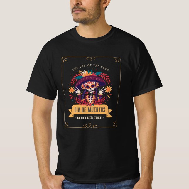 T-shirt Jour des morts de Dia de muertos (Devant)