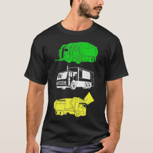 T-shirt Jour des ordures de camion Jour des ordures de la