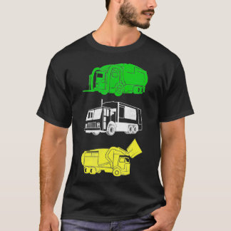 T-shirt Jour des ordures de camion Jour des ordures de la