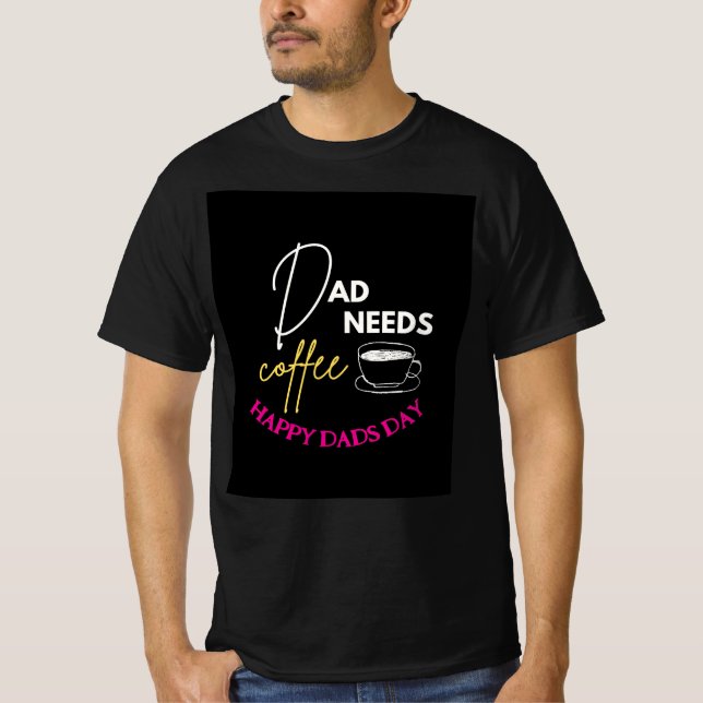 T-shirt Jour des papas au CAFÉ (Devant)
