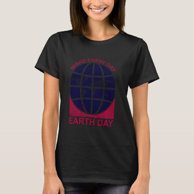 T-shirt Jour des terres 2021 Hug A Tree Environment Climat (Devant)