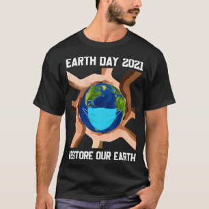 T-shirt Jour des terres 2021 Restaurer notre Masque Terre