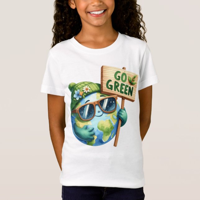 T-Shirt Jour des terres 22 Avril Recycle Sauver L'Environn (Devant)
