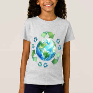 T-Shirt Jour des terres 22 Avril Recycle Sauver L'Environn