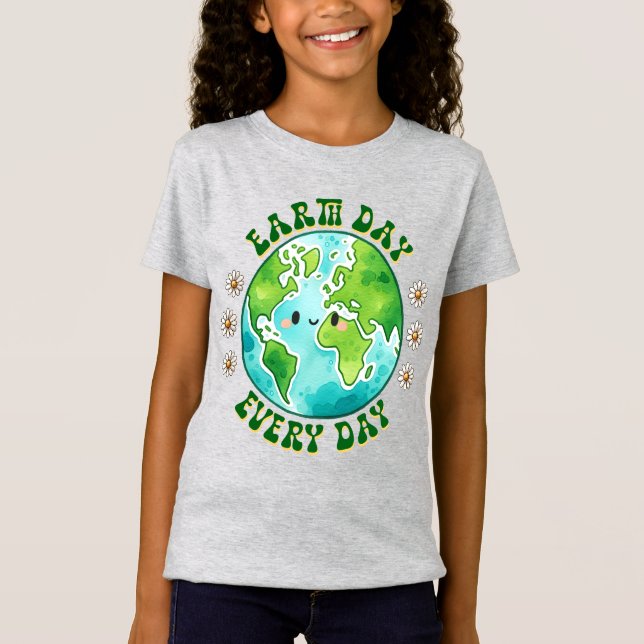 T-Shirt Jour des terres 22 Avril Recycle Sauver L'Environn (Devant)