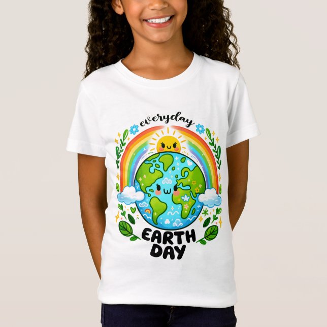 T-Shirt Jour des terres 22 Avril Recycle Sauver L'Environn (Devant)