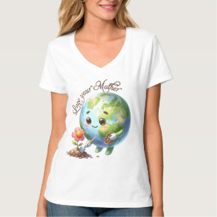 T-shirt Jour des terres 22 Avril Recycle Sauver L'Environn