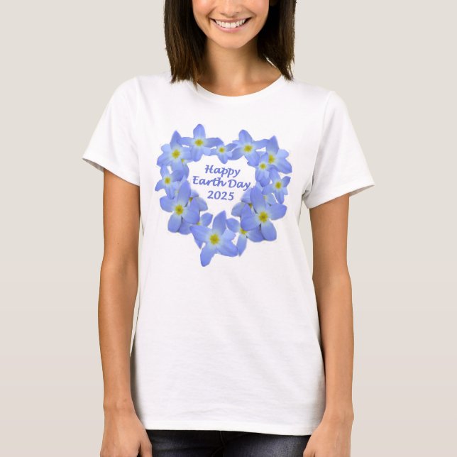 T-shirt jour des terres Bluets (Devant)