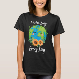 T-shirt Jour des terres cool Tournesol Jour des terres de