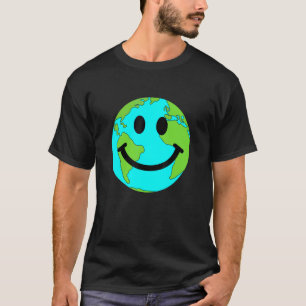 T-shirt Jour des terres Cute Earth Smile 22 avril Environm