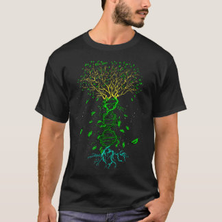 T-shirt Jour des terres d'ADN de l'arbre de vie Cool Natur