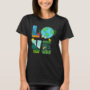 T-shirt Jour des terres d'amour Sauvez notre Plante d'orig