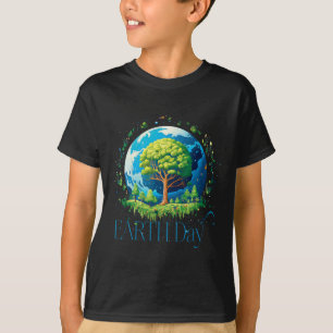 T-shirt Jour des terres De l'environnement Sensibilisation