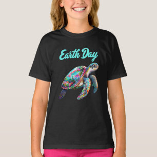 T-shirt Jour des terres de tortues marines Sauvez la Terre
