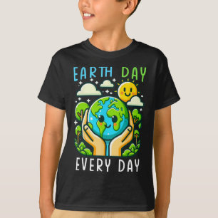 T-shirt Jour des terres Drôle Sauvez La Planète Mignonne J