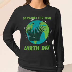 T-shirt Jour des terres : Go Planet C'est ton Jour des ter
