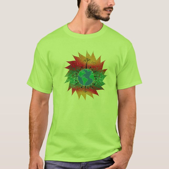 T-shirt Jour des terres ~ Levée de soleil (Devant)