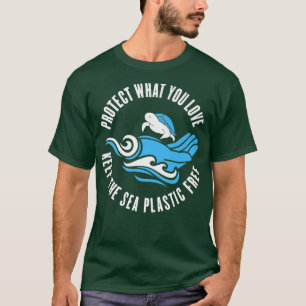 T-shirt Jour des terres Protégez notre amour océanique De